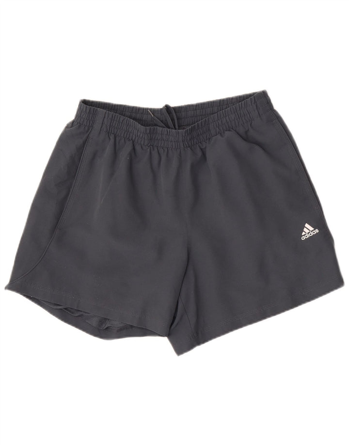 Męskie spodenki sportowe Adidas Climalite, średnioszary, poliestrowy