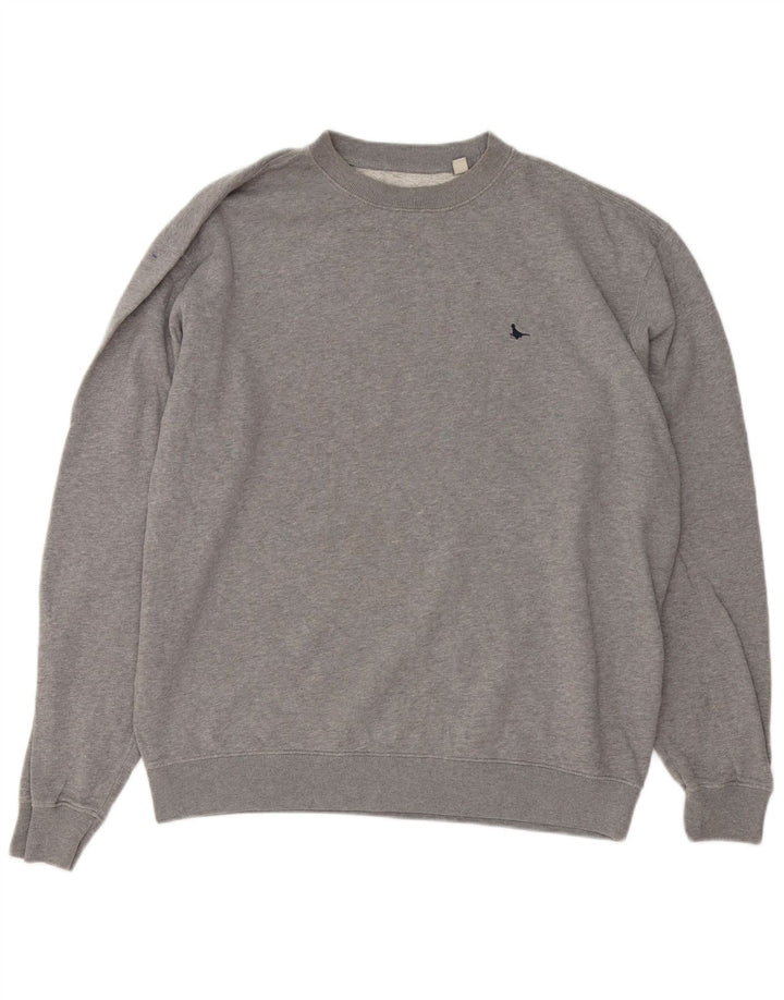 Męska bluza Jack Wills Sweter średnioszary, bawełniany w cętki