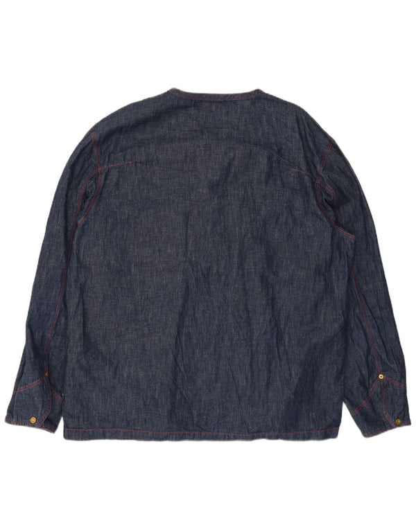 Męska koszula dżinsowa LEVI'S XL, granatowa, bawełniana