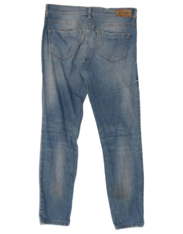Damskie jeansy jeggingowe Diesel z niskim stanem i niskim stanem W28 L27 Niebieskie