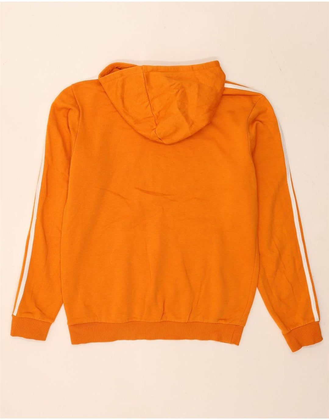 Adidas Męska bluza z kapturem, średnia, pomarańczowa, bawełniana