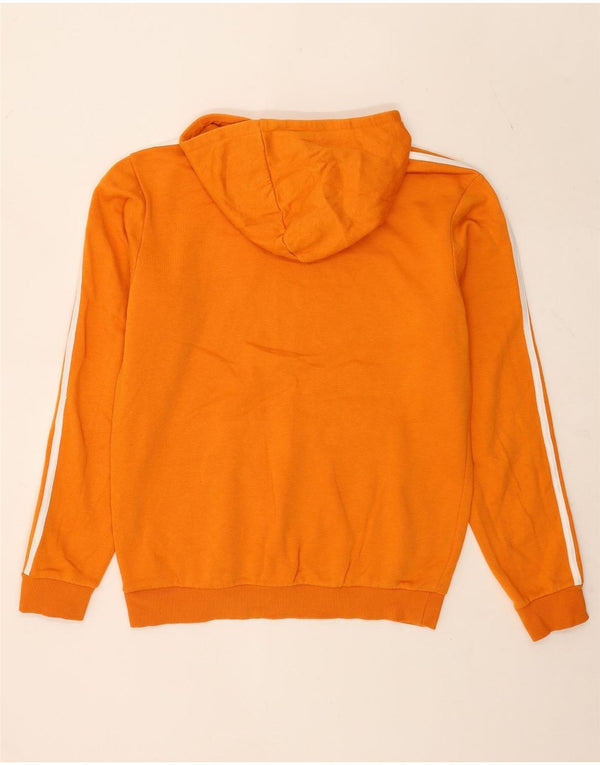 Adidas Męska bluza z kapturem, średnia, pomarańczowa, bawełniana
