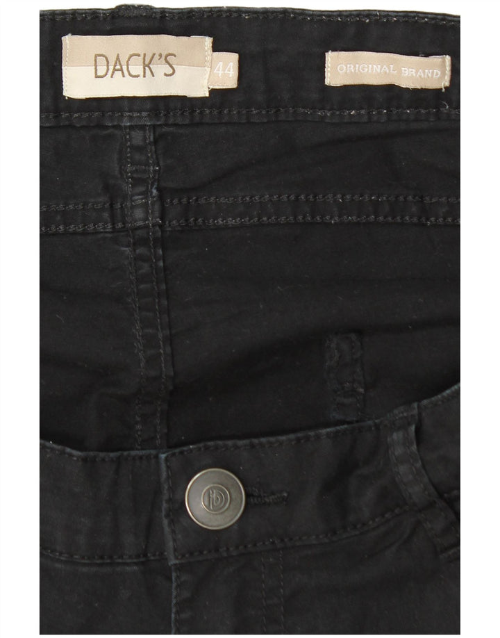 Damskie spodenki jeansowe DACK'S IT 44 Medium W28, czarne, bawełniane