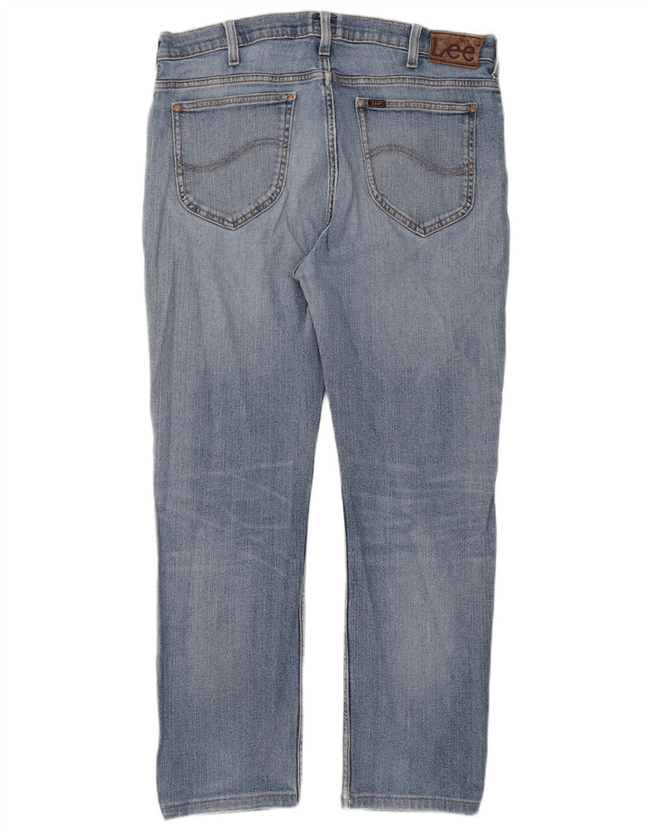Męskie jeansy Lee Rider Slim W36 L27 Niebieskie bawełniane