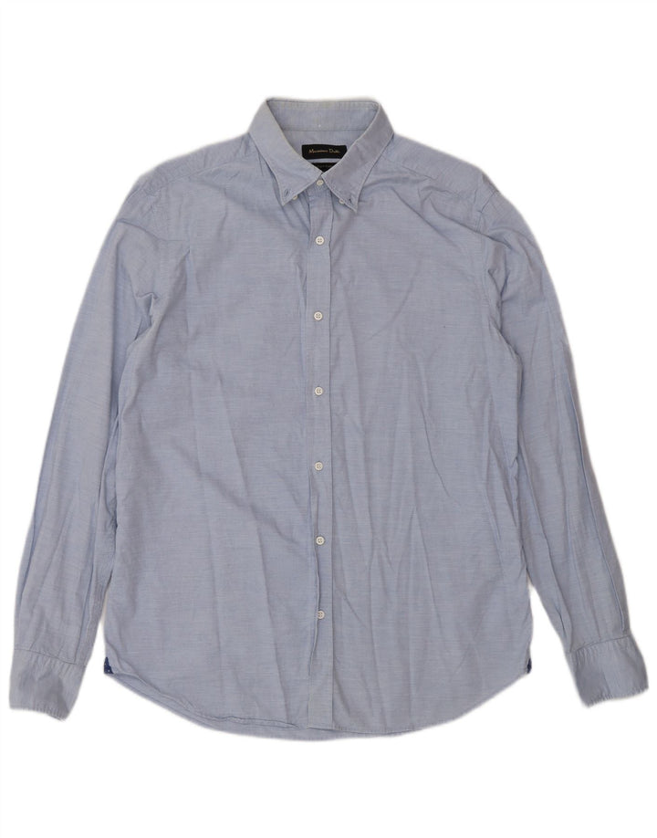 Koszula męska Massimo Dutti w kolorze średnioniebieskim