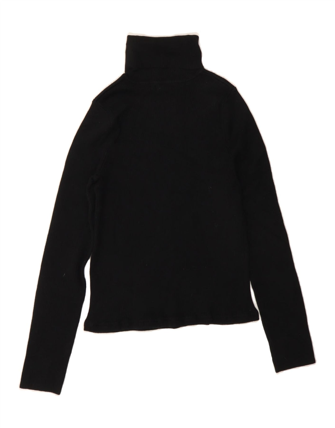 EDDIE BAUER Womens Roll Neck Jumper Sweater UK 12 Medium Black Vintage Eddie Bauer and Second-Hand Eddie Bauer from Messina Hembry 