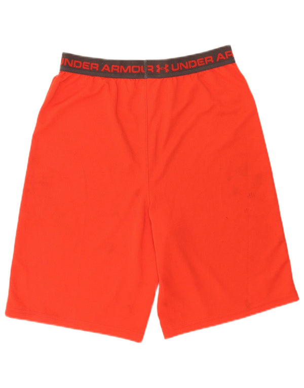 Chłopięce spodenki sportowe Under Armour Heat Gear Graphic 13-14 lat XL, pomarańczowe