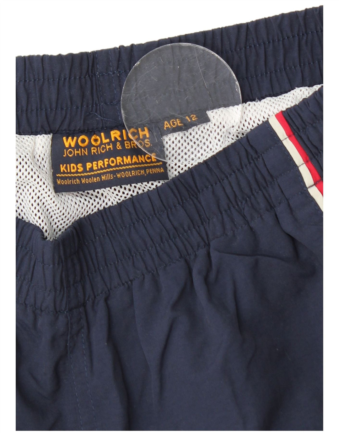 Spodenki kąpielowe chłopięce Woolrich 11-12 lat, granatowe, nylonowe