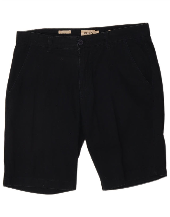 Męskie spodenki chino o regularnym kroju DACK IT 48 Medium W32 Granatowa bawełna