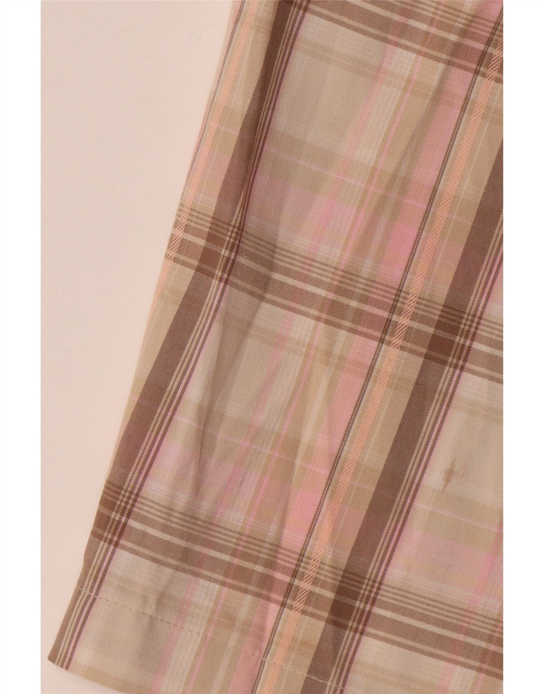 Damskie spodenki Chino Izod US 8 Medium W32, poliester w różową kratkę