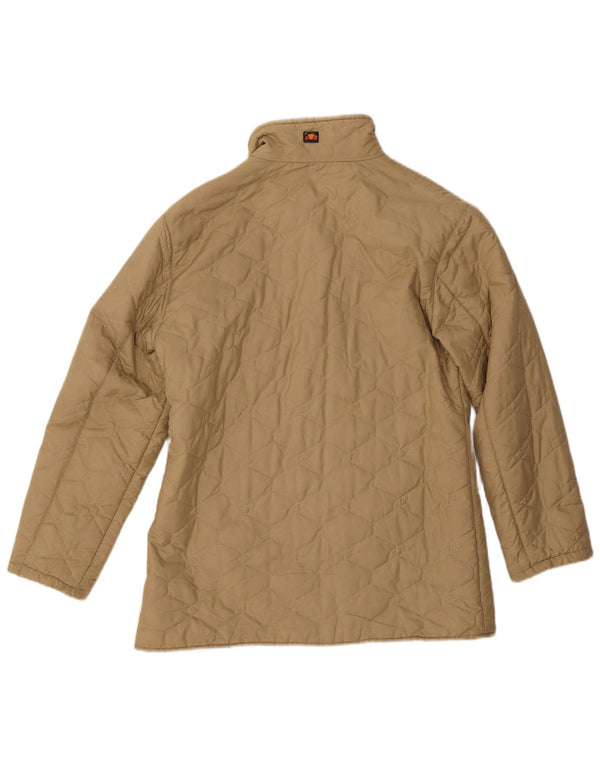 Damska pikowana kurtka oversize Ellesse UK 10 Small Beżowy poliester