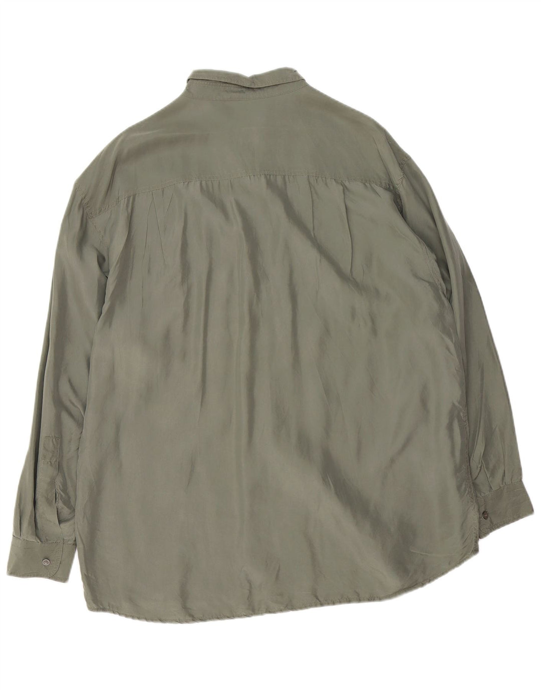 Koszula męska VINTAGE 2XL Khaki Jedwab