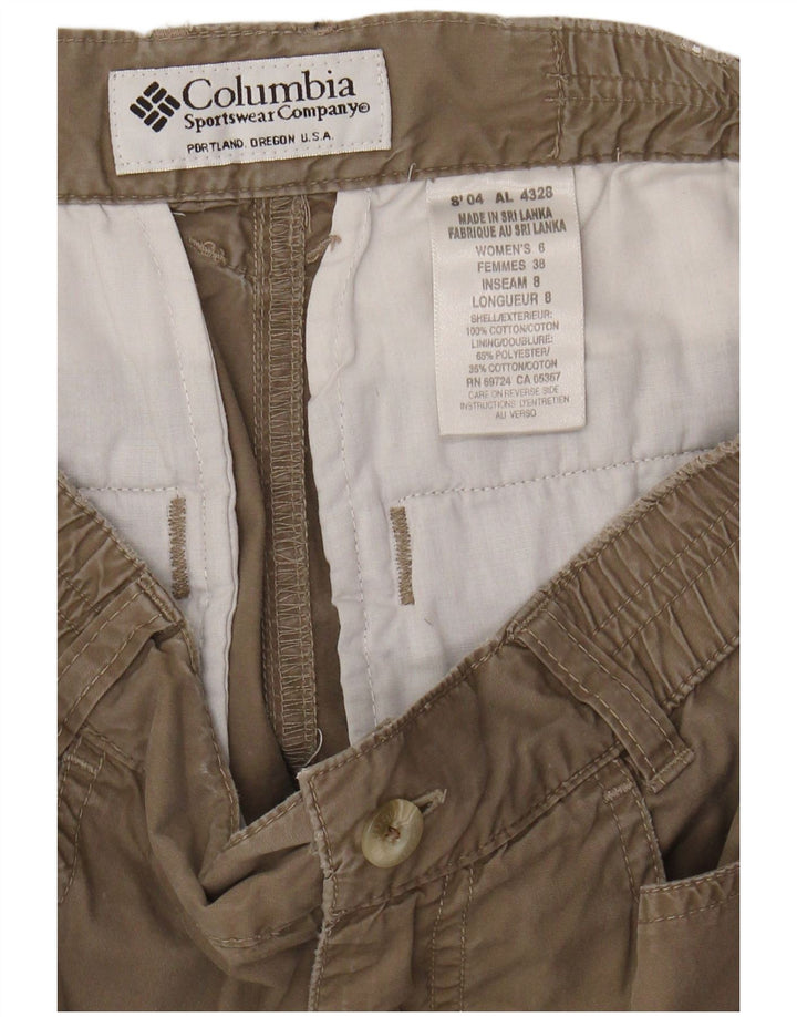 Damskie spodenki cargo COLUMBIA US 9 Medium W28 Brązowa bawełna
