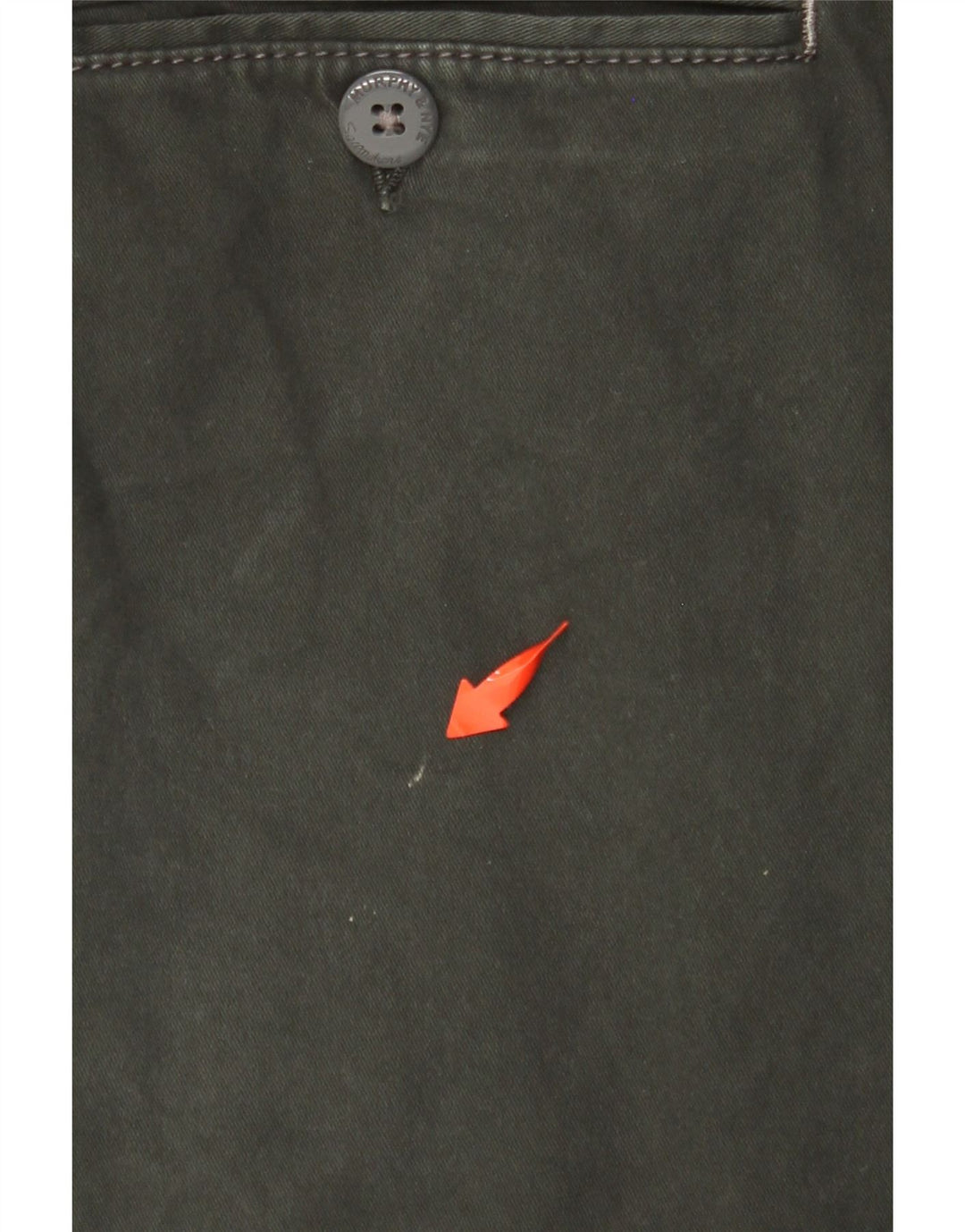 Męskie proste spodnie chino MURPHY & NYE W38 L30 Zielona bawełna