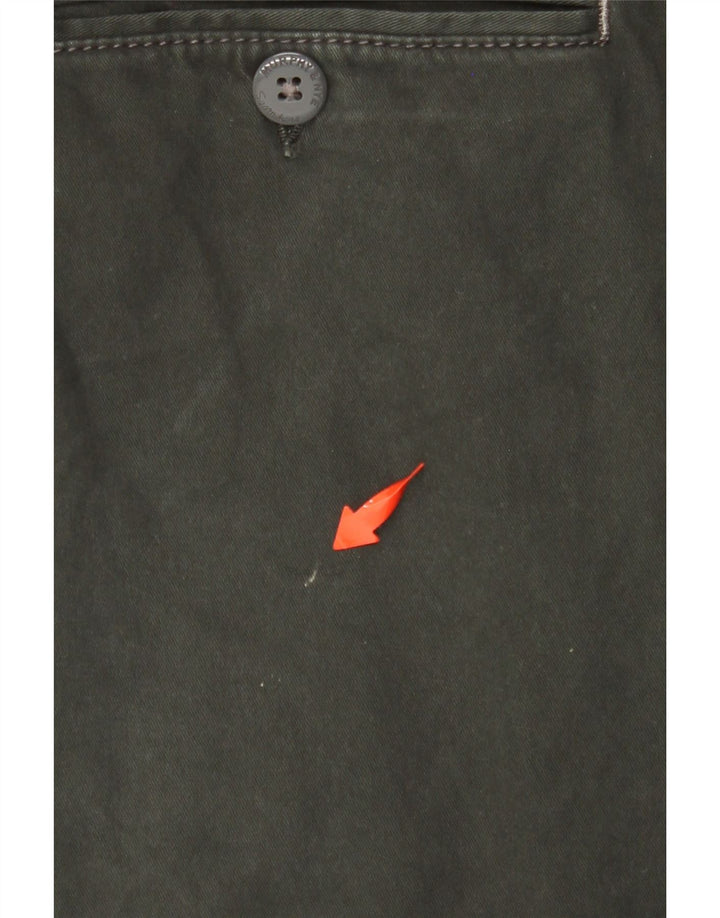 Męskie proste spodnie chino MURPHY & NYE W38 L30 Zielona bawełna