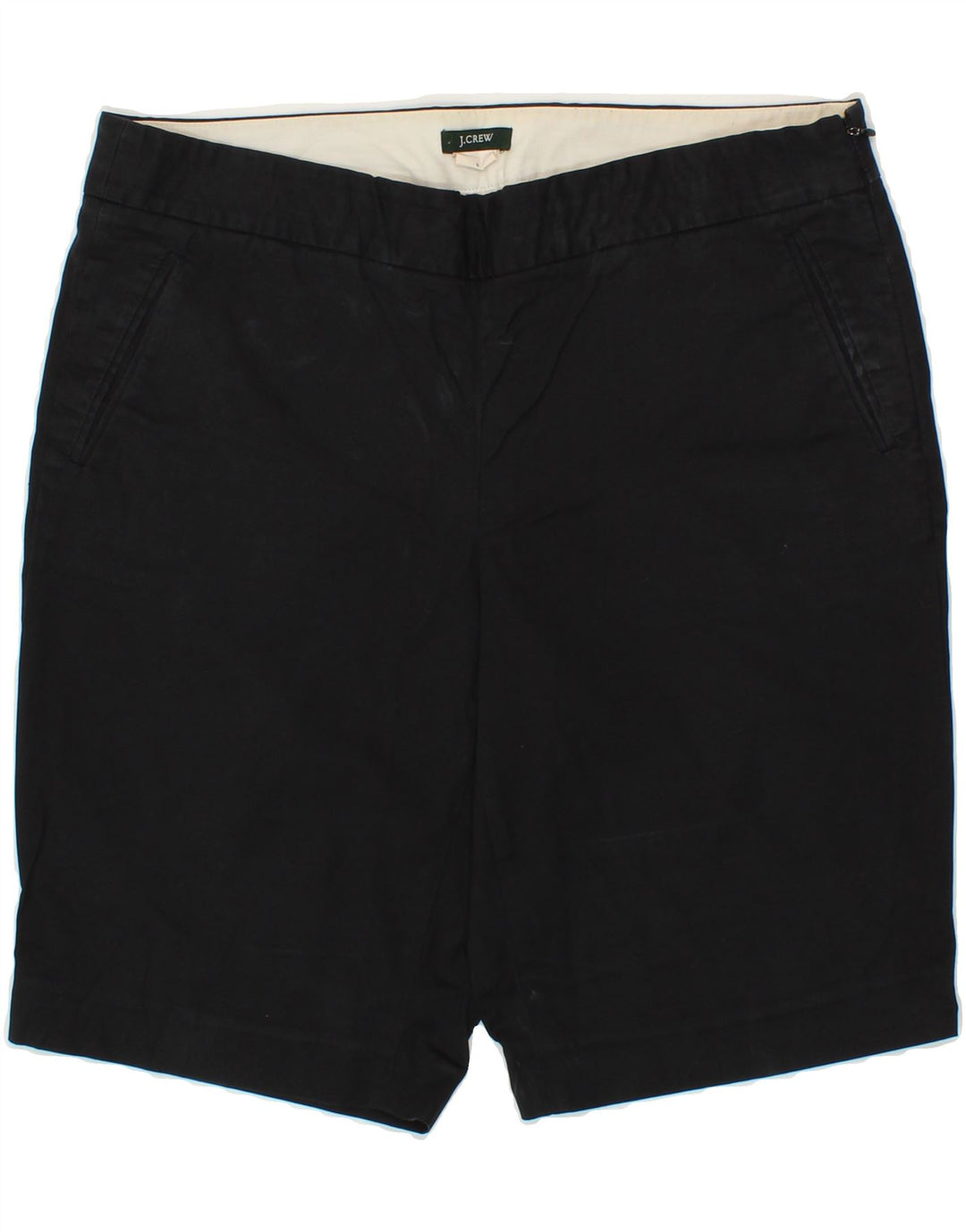 J. CREW Womens Chino Shorts US 8 Medium W30  Black Cotton Vintage J. Crew and Second-Hand J. Crew from Messina Hembry 