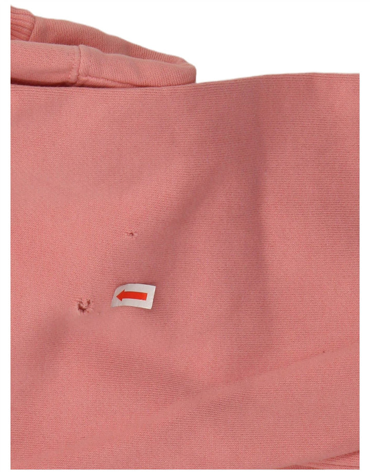 Damski sweter oversize z grafiką ELLESSE UK 8, mały, różowy, bawełniany