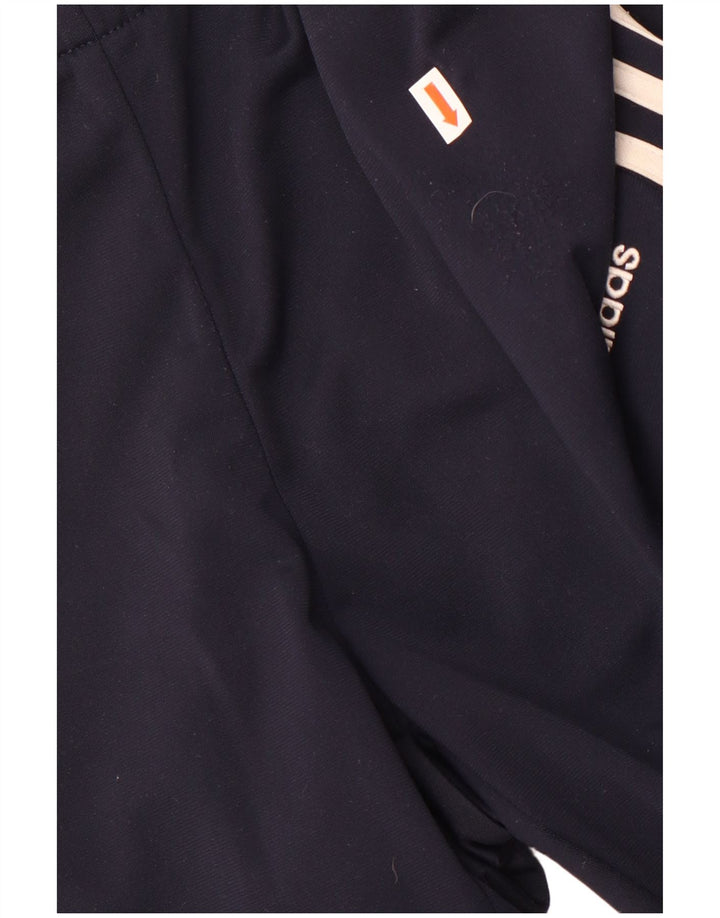 Damskie spodnie dresowe Adidas UK 8/10, małe, granatowe, poliestrowe