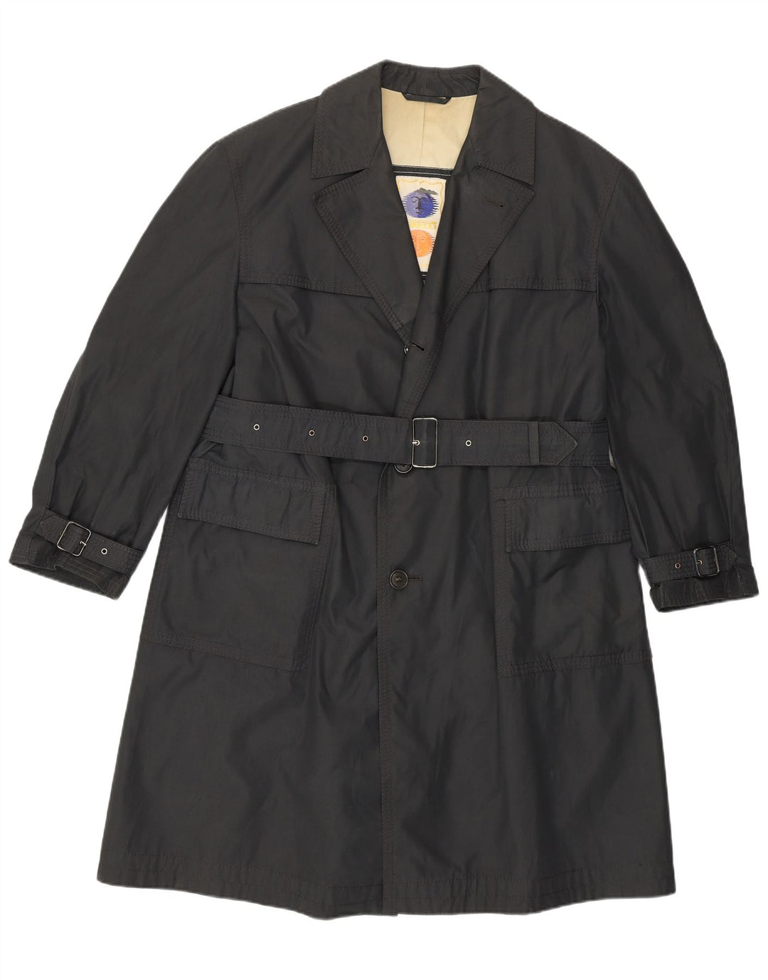 Trencz męski Firelli UK 38, średnioszary, klasyczny