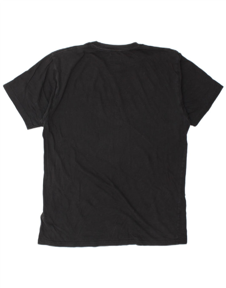 Męski T-shirt Vans o klasycznym kroju, średni czarny, bawełniany