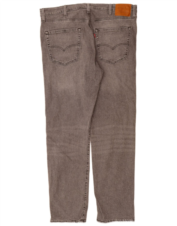 Męskie jeansy Levi's 502 Tapered W38 L34 Szara bawełna