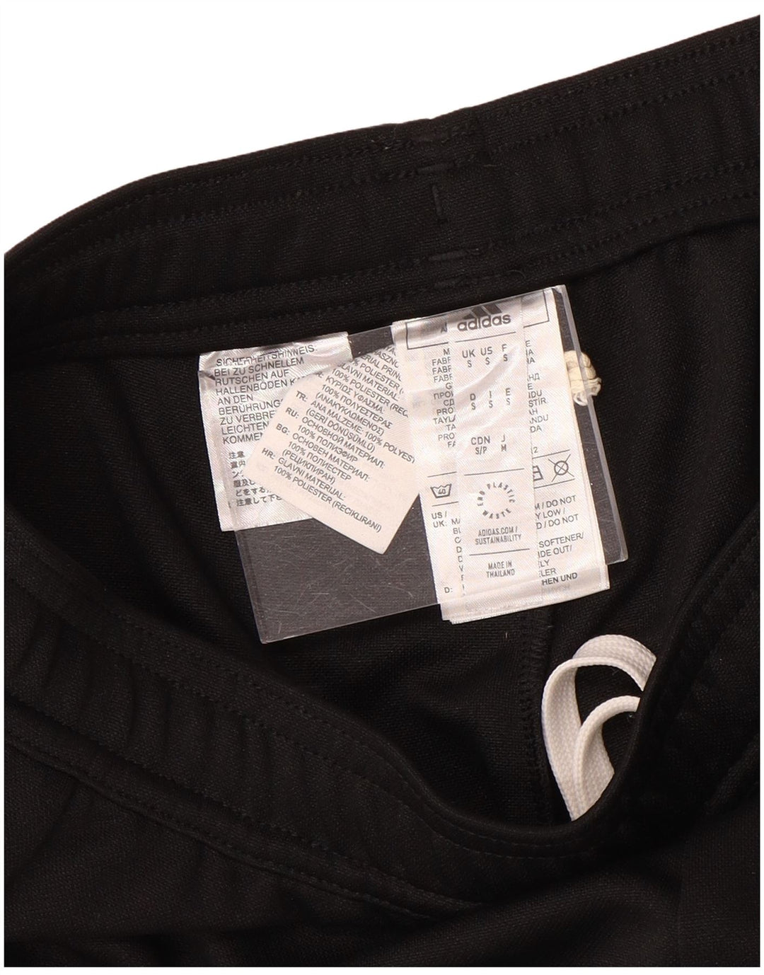 Damskie spodnie dresowe Adidas Aeroready UK 10, małe, czarne, poliestrowe
