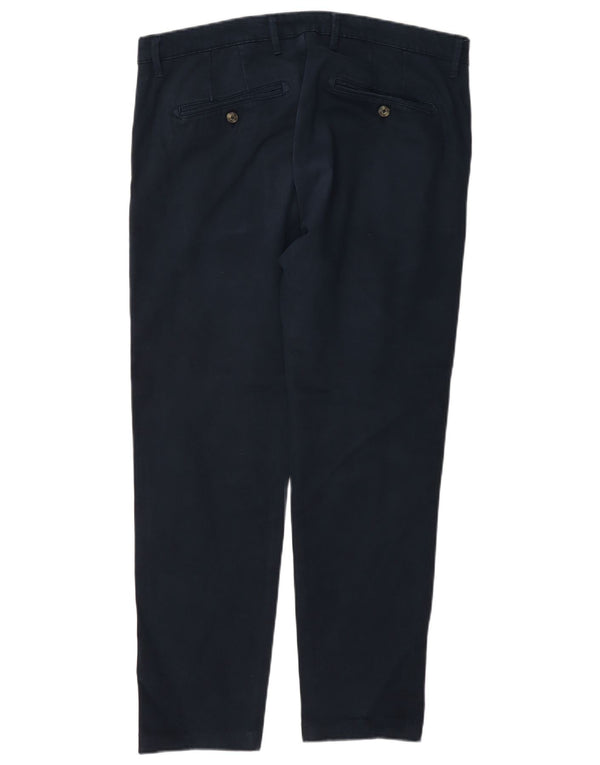 Męskie spodnie chino Liu Jo IT 48 Medium W32 L28 Granatowa bawełna