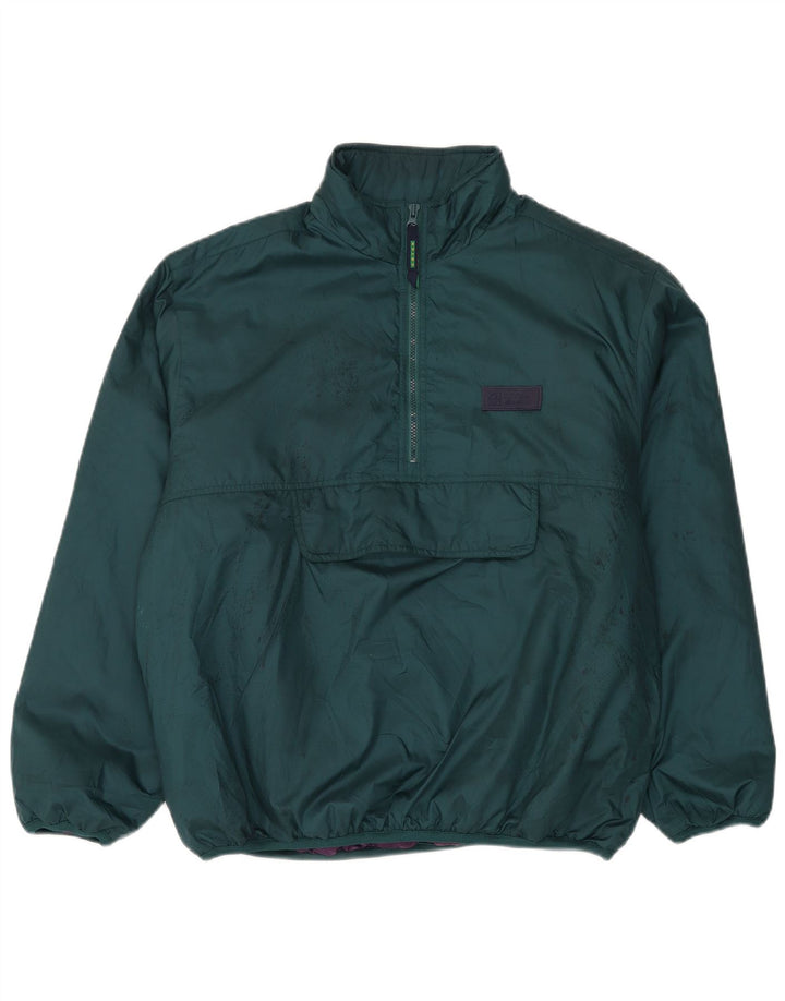 Męska kurtka pulowerowa Eddie Bauer o luźnym kroju, wyściełana UK 38, średnia zieleń