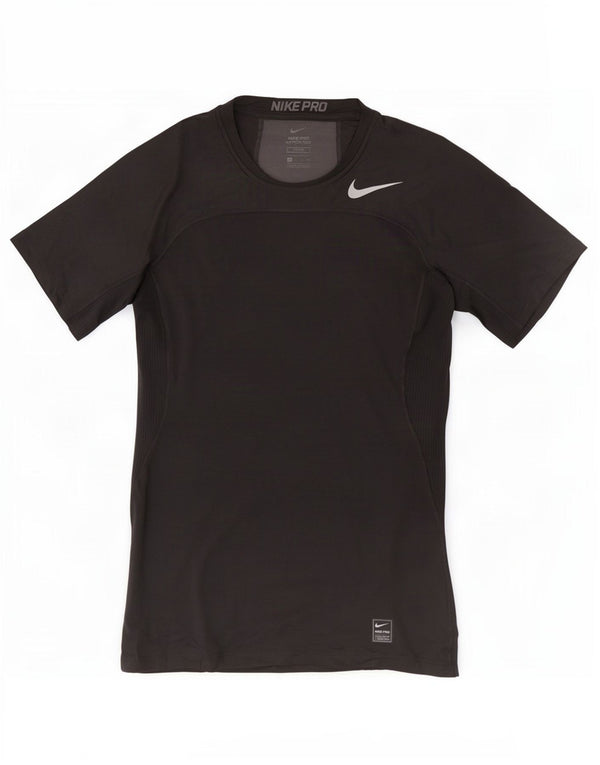 Męska kamizelka z grafiką Nike Dri Fit, mała, czarna, geometryczna, poliester