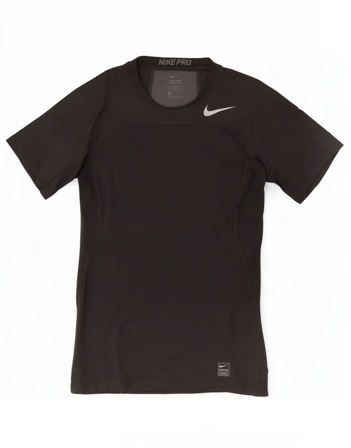 Męska kamizelka z grafiką Nike Dri Fit, mała, czarna, geometryczna, poliester