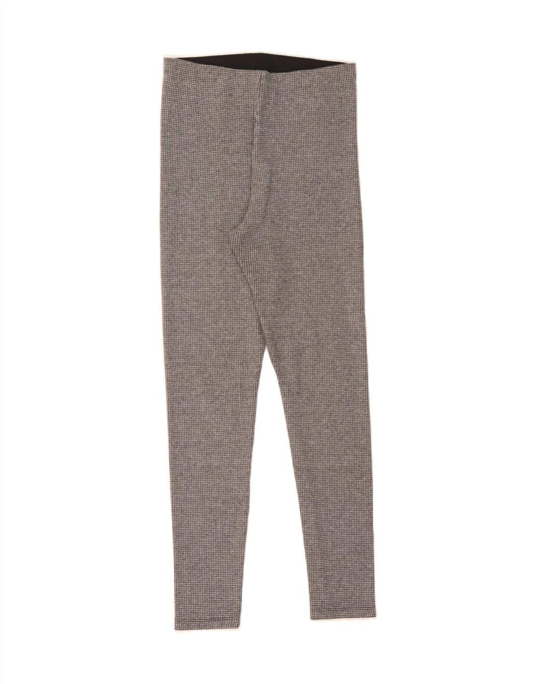 ZARA Womens Slim Casual Trousers Medium W28 L27 Grey Houndstooth Viscose Vintage Zara and Second-Hand Zara from Messina Hembry 