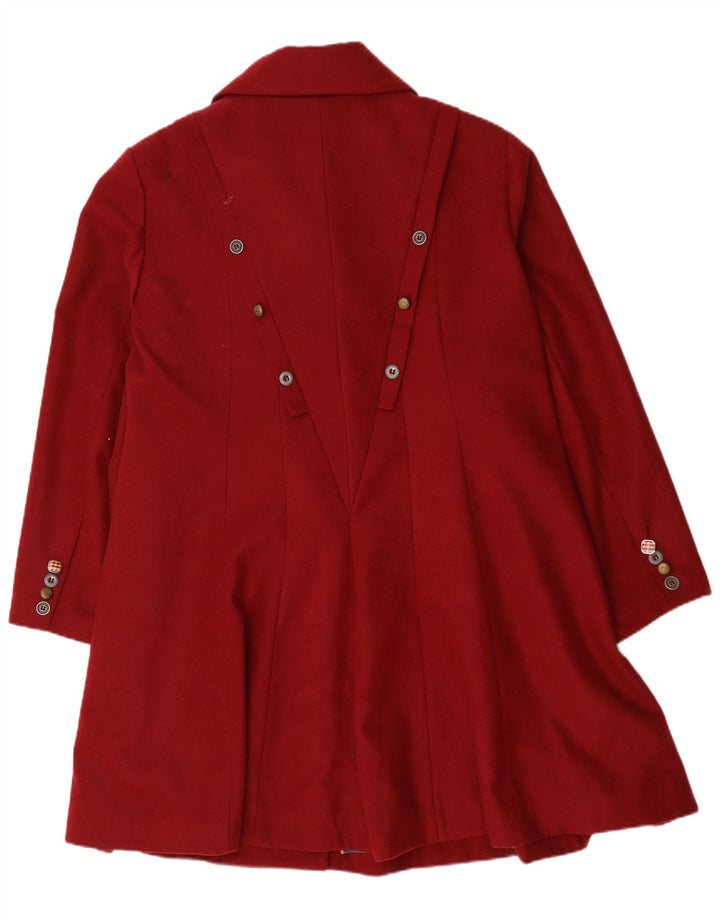 Damski płaszcz oversize Joe Browns UK 22 3XL Czerwony poliester