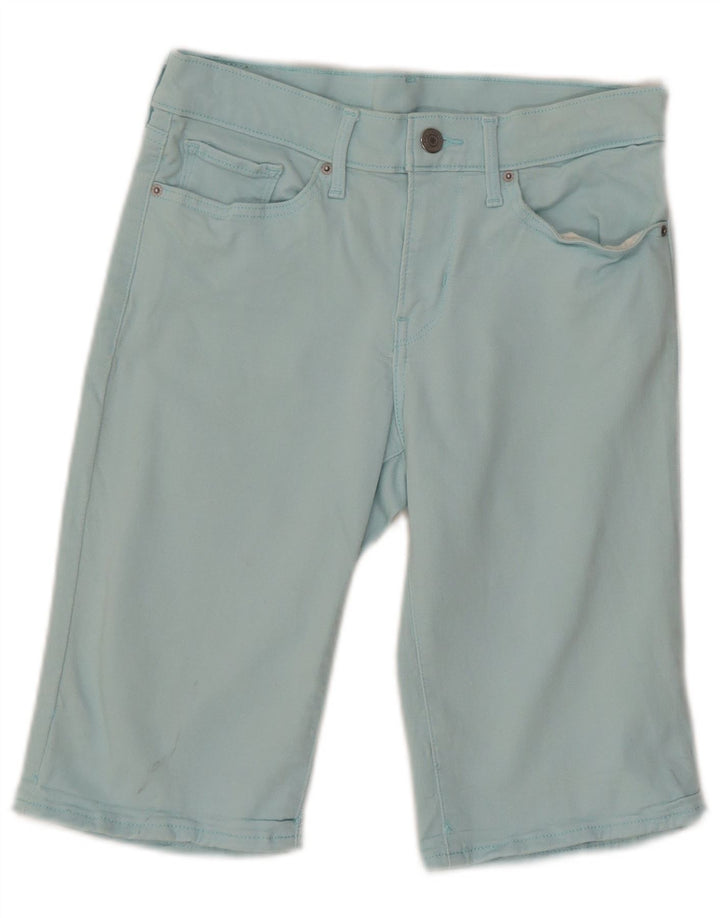 Damskie spodenki jeansowe LEVI'S W27 Małe, turkusowe, bawełniane