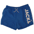 Męskie spodenki kąpielowe Jack & Jones z grafiką XL, niebieskie, poliestrowe