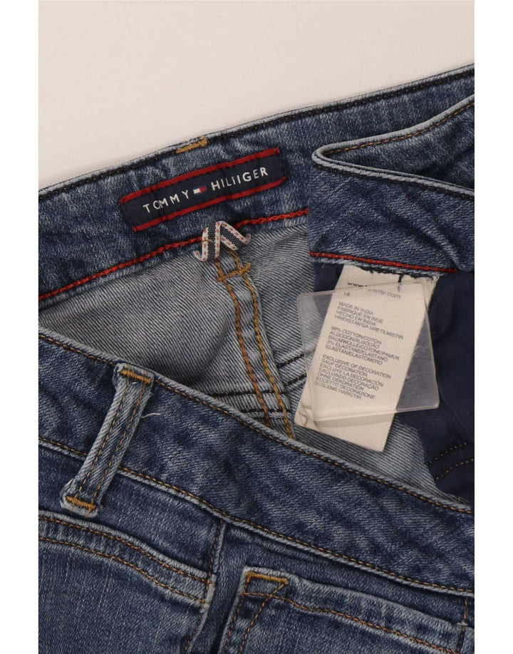 Damskie jeansy Tommy Hilfiger w trudnej sytuacji W36 L31 Niebieska bawełna