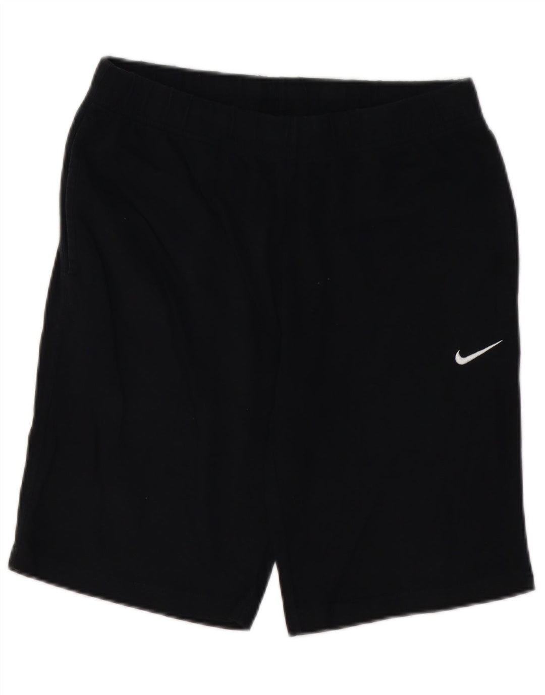 Męskie spodenki sportowe NIKE, średniej wielkości, czarne, bawełniane