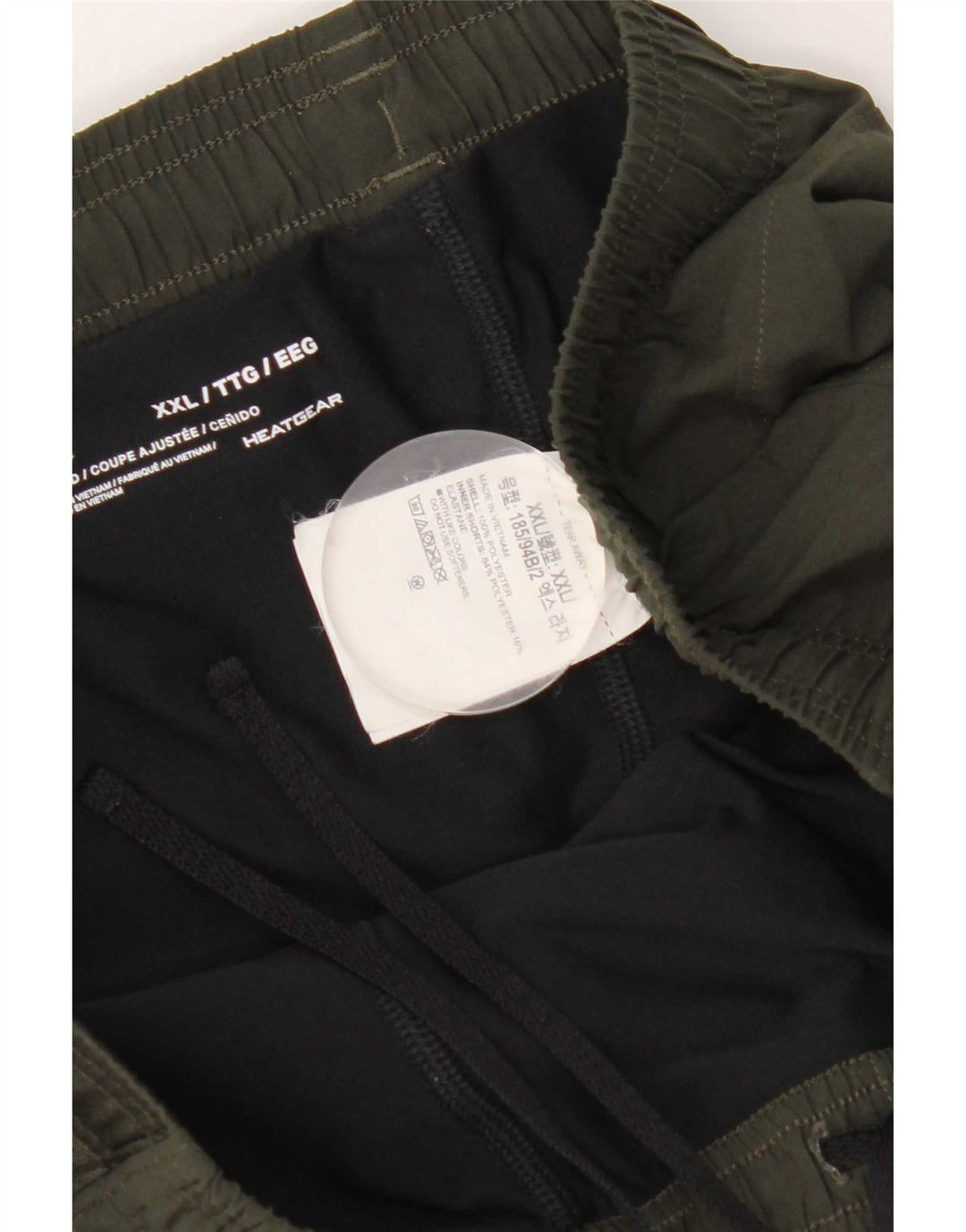 Męskie spodenki sportowe Under Armour Heat Gear 2XL, czarny poliester