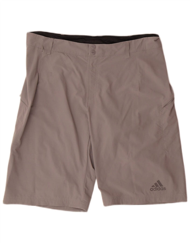 Męskie spodenki codzienne ADIDAS W38 XL Szary nylon