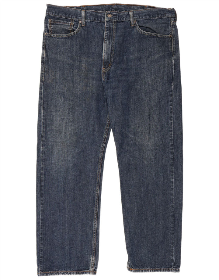 Męskie jeansy Levi's 505 Straight W40 L30 Niebieskie bawełniane
