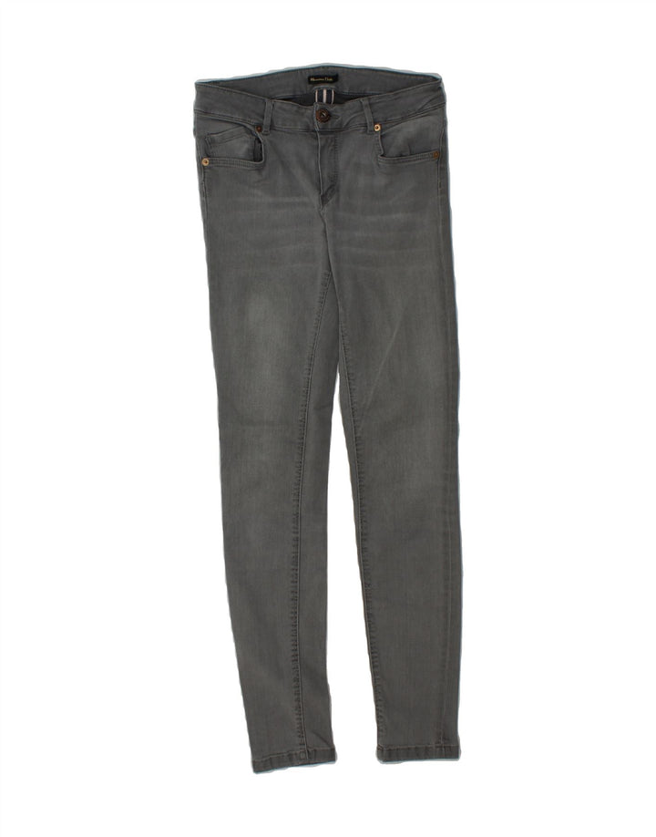 MASSIMO DUTTI Womens Skinny Jeans EU 38 Small W28 L29 Grey Vintage Massimo Dutti and Second-Hand Massimo Dutti from Messina Hembry 