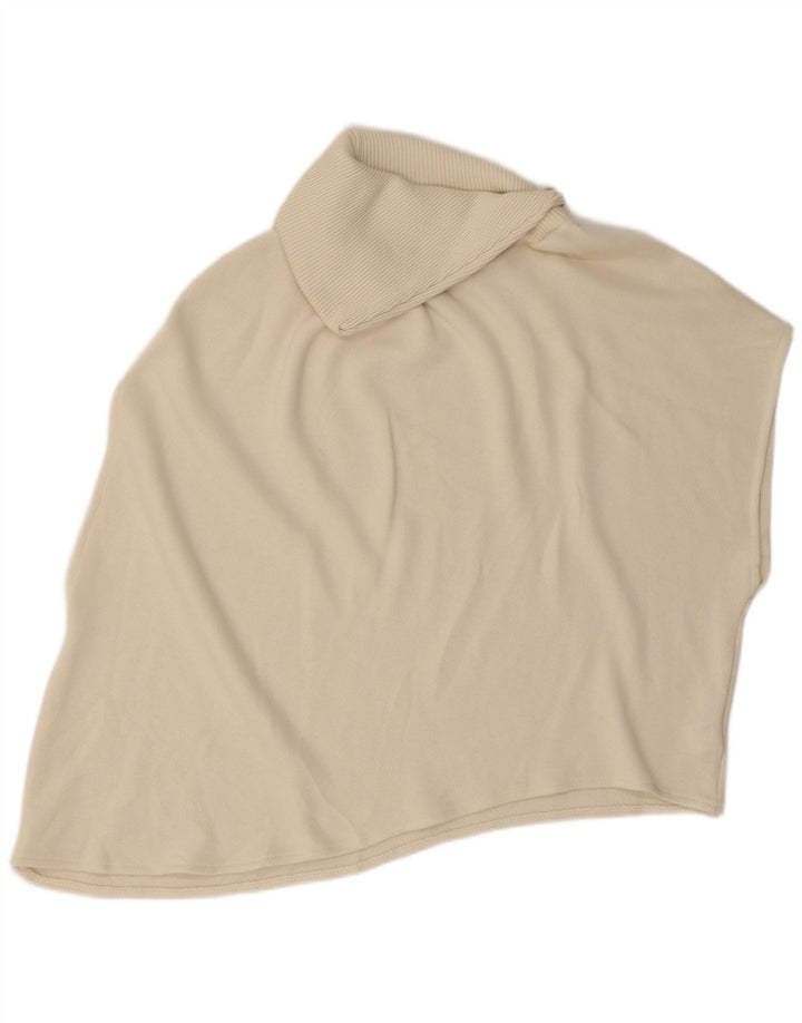 Damski podkoszulek Zara z asymetryczną kamizelką oversize UK 16, duży w kolorze złamanej bieli