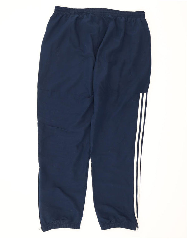 Męskie spodnie dresowe Adidas, duże, granatowe