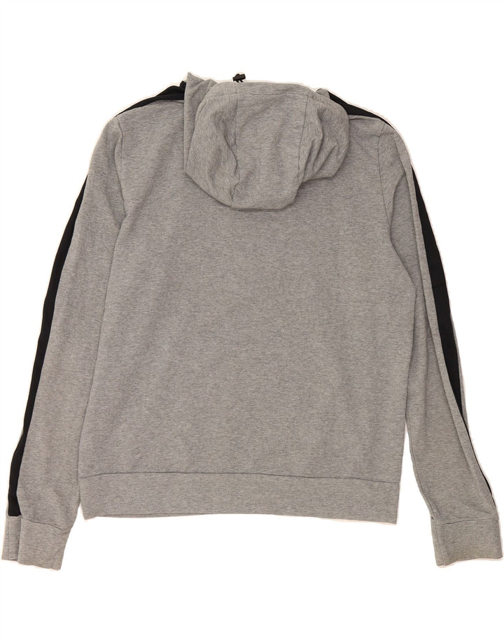 PUMA Mens Hoodie Jumper Large Grey Colourblock Vintage Puma and Second-Hand Puma from Messina Hembry 
