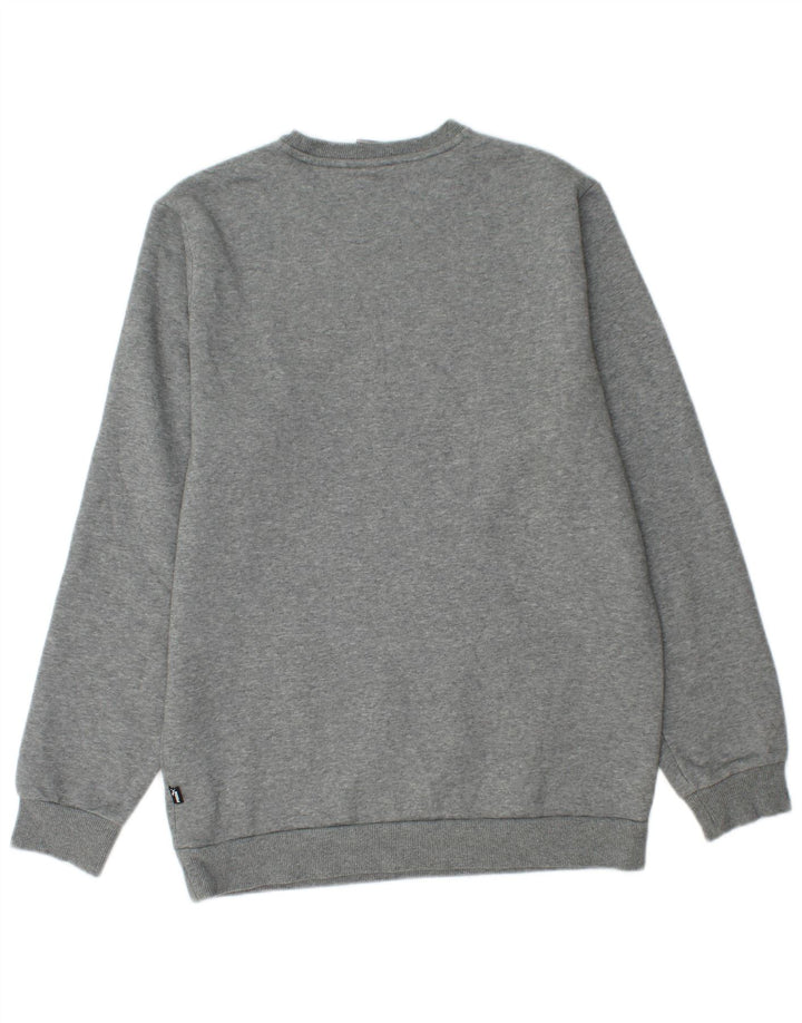Męska bluza Puma Sweter, mała, szara, bawełniana
