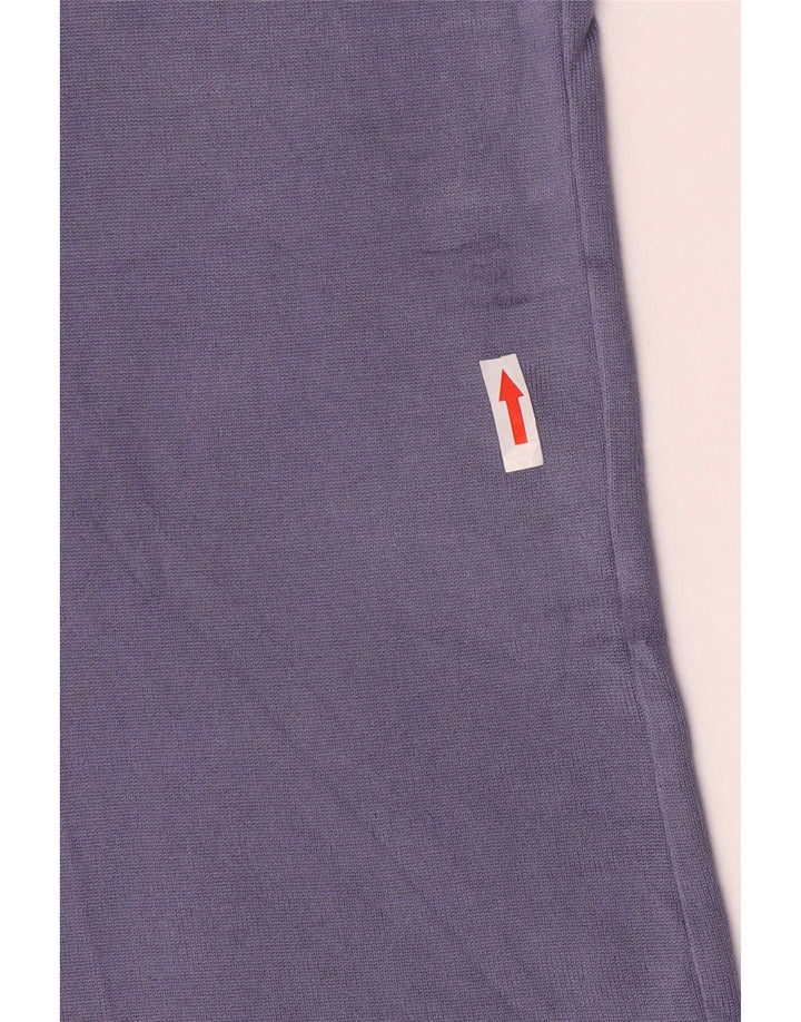 T-shirt męski Zara Top, średni fiolet, wiskoza