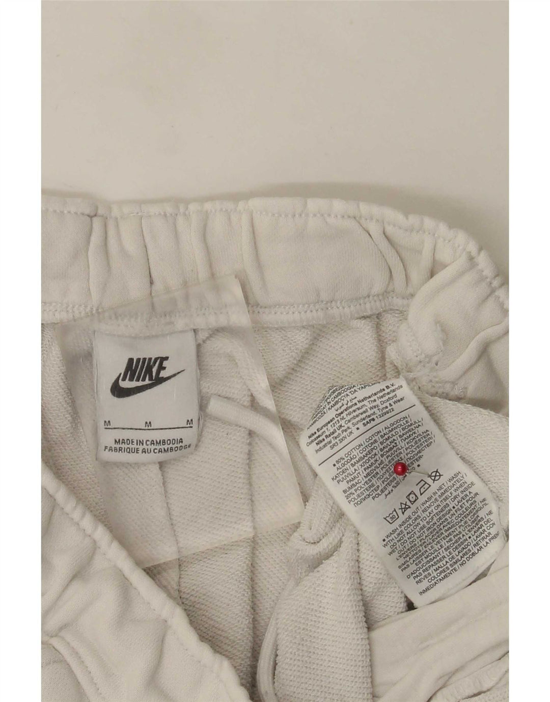 Męskie spodnie dresowe Nike Graphic Dresy Joggery w kolorze średniej bieli