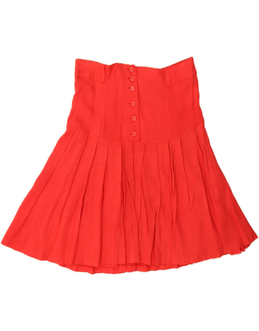 LOUIS LONDON Womens A-Line Skirt W34 Large Red Vintage Louis London and Second-Hand Louis London from Messina Hembry 