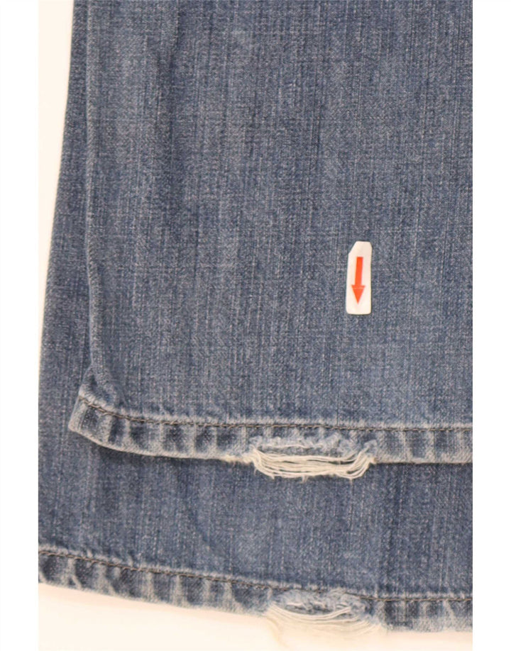 Męskie proste dżinsy Tommy Hilfiger W38 L34 Niebieskie bawełniane