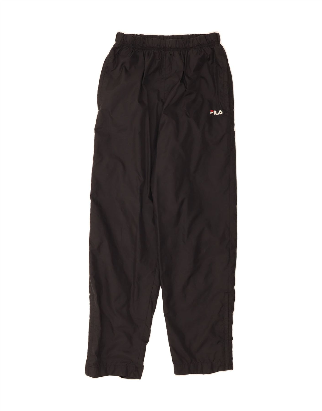 FILA Mens Tracksuit Trousers Small Black Polyester Vintage Fila and Second-Hand Fila from Messina Hembry 