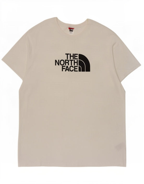 Męski T-shirt z grafiką The North Face, 2XL, biała bawełna